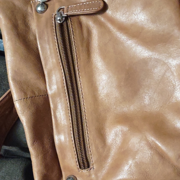 Vera Pelle Tan Leather Bag - Picture 6 of 7